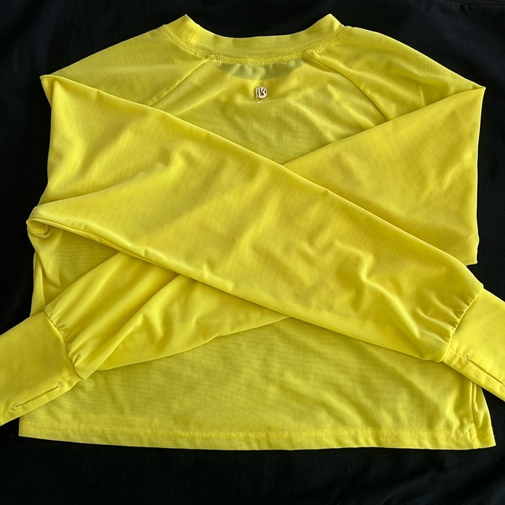 BuffBunny Yellow Long Sleeve Crop Top